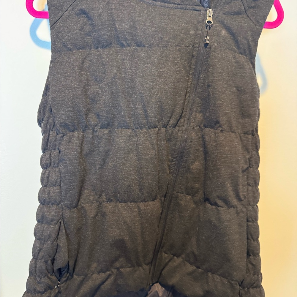 Blanc Noir Dark Gray Quilted Vest